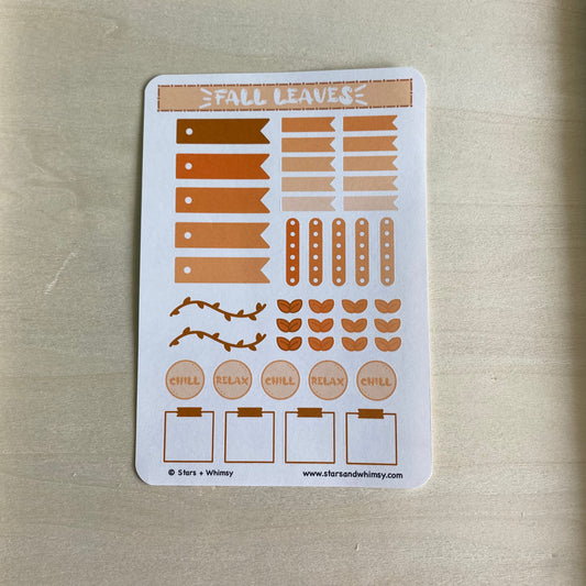 Fall Planner Sticker Sheet