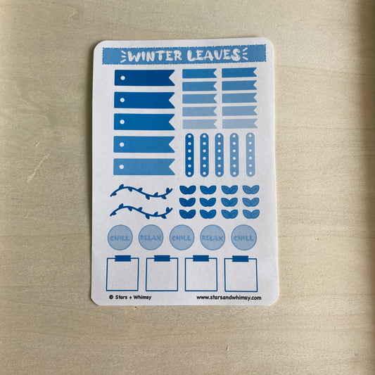 Winter Planner Sticker Sheet