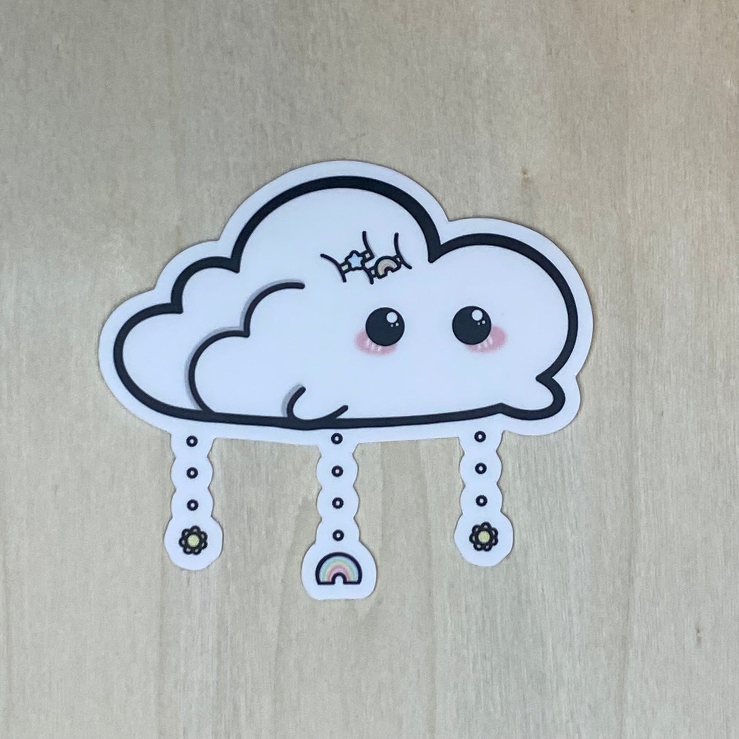 More Clouds, Less Sun Sticker - Fluffy